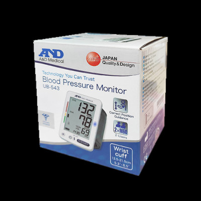 Máy Đo Huyết Áp Cổ Tay Tự Động AND UB-543