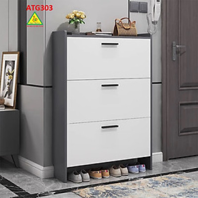 Tủ giày thông minh cánh lật, tủ giày bằng gỗ MDF ATG303