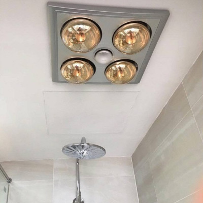 Đèn sưởi nhà tắm Heizen HE4BR âm trần có điều khiển Hàng chính hãng