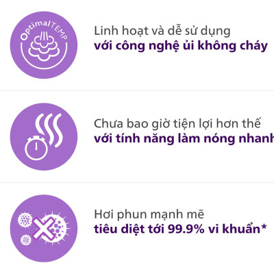 Bàn ủi hơi nước đứng Philips AIS8540/80 - Hàng chính hãng