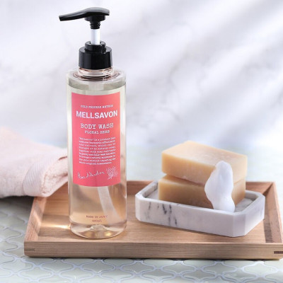 SỮA TẮM NƯỚC HOA DƯỠNG MỀM MỊN DA MELLSAVON HƯƠNG TRÀ THẢO MỘC TAO NHÃ 460ML