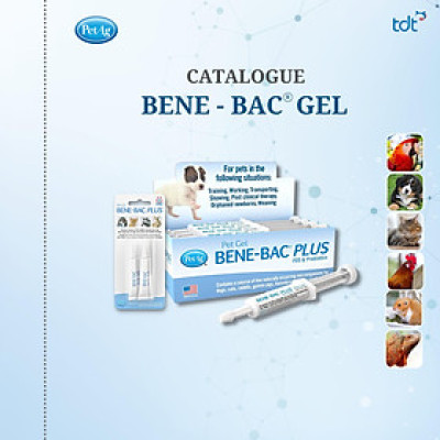 [ 15G ] MEN VI SINH DẠNG GEL - BENE-BAC GEL BỔ SUNG LỢI KHUẨN&TĂNG CƯỜNG MIỄN DỊCH CHO CHÓ MÈO