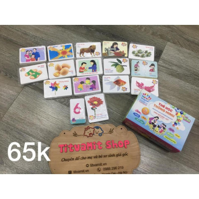 Bộ thẻ học thông minh 416 thẻ với 16 chủ đề