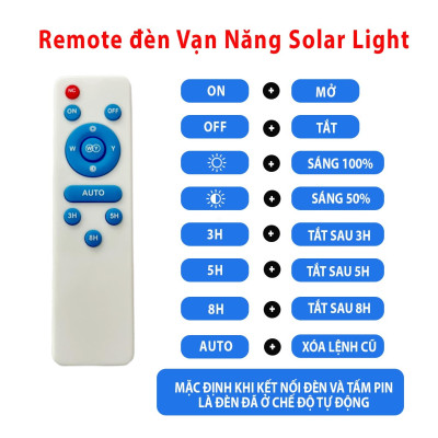 Đèn pha năng lượng mặt trời Vạn Năng Solar 300w