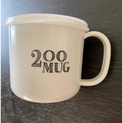 Cốc nhựa nắp mềm dành cho bé Nakaya 200ml  có quai cầm tiện lợi ( Màu trắng ) - hàng nội địa Nhật Bản