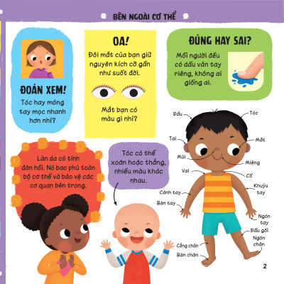 Sách - Lift-The-Flap - Lật Mở Khám Phá - Những Kiến Thức Đầu Đời - Cơ Thể Tuyệt Diệu