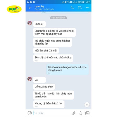 Chỉ Huyết PQA Thành Phần Từ Thiên Nhiên Hỗ Trợ Thanh Nhiệt, Cầm Máu Và Hạn Chế Xuất Huyết Hộp 125ml