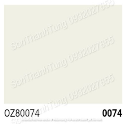 OEXPO ZOCO ANTI-FADE UV FOR EXTERIOR – SƠN NGOẠI THẤT CAO CẤP CHỐNG THẤM & BỀN MÀU VƯỢT TRỘI- OZ 80074