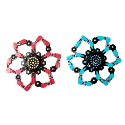 Đồ chơi Fidget Spinner con quay xoay cơ khí phát sáng thay đổi hình dạng theo ý muốn, xả stress