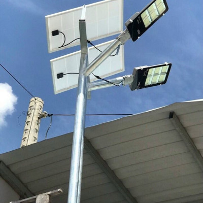 Đèn Năng Lượng Mặt Trời Bàn Chải 300W, Công Suất 300w, Diện Tích Chiếu Sáng 150M2