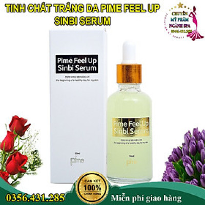 TINH CHẤT DƯỠNG TRẮNG VÀ MỜ VẾT NÁM DA PIME FEEL UP SINBI SERUM 50ml