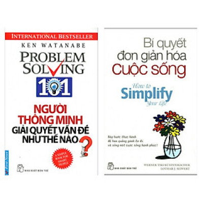 Combo Sách Kỹ Năng Bán Chạy: Người Thông Minh Giải Quyết Vấn Đề Như Thế Nào? + Bí Quyết Đơn Giản Hóa Cuộc Sống (Tuyệt Chiêu Phát Triển Bộ Não Và Bí Quyết Đơn Gỉan Hóa Cuộc Sống / Tặng Kèm Bookmark Green Life)