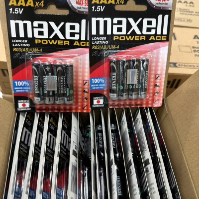 Pin Tiểu nhỏ AAA Maxell Super Power ACE Hộp 96 viên - Hàng Siêu Thị, Giá Tốt, Freeship - Hàng chính hãng