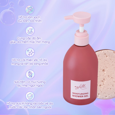 Sữa Tắm myKella Hương Nước Hoa Dưỡng Da Mịn Màng Chiết Xuất Thiên Nhiên An Toàn Cho Mọi Loại Da 500ml