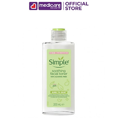 Nước cân bằng SIMPLE dịu da 200ml