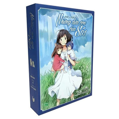 Sách - Boxset Manga - Ame Và Yuki - Những Đứa Con Của Sói - Tập 1 + Tập 2 + Tập 3 (Hộp 3 Tập) (Tái Bản 2025)