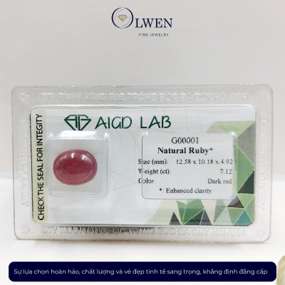 Viên đá Ruby thiên nhiên_HA-RB00008 - G00001