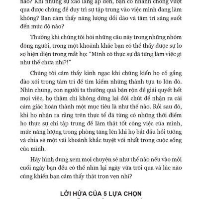 5 Lựa Chọn Cho Năng Suất Vượt Trội