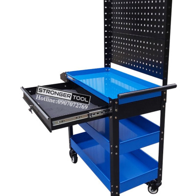 XE ĐẨY 3 NGĂN 1 NGĂN KÉO CÓ TẤM TREO