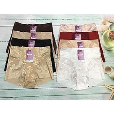 Quần Lót Nữ Gen Nhẹ Lưng Cao Gấm Hoa Locust 054 – Định Hình Eo Thon, Cạp Cao Ôm Vừa Vặn