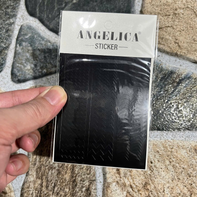 Sticker Dặm Ombre Hình Zic Zac Fen Đầu Móng Làm Nail, Mẫu Miếng Dán Móng Hình Dích Dắc Dặm Đầu Móng Nhanh, Giấy Decal Tự Dính Nữ