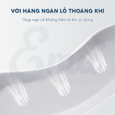 Nẹp cổ mềm chống cổ rùa EMA, đệm đỡ chống mỏi cổ vai gáy, định hình, ngừa thoái hóa đốt sống cổ