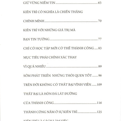 Sức Mạnh Của Sự Kiên Trì (SB) 