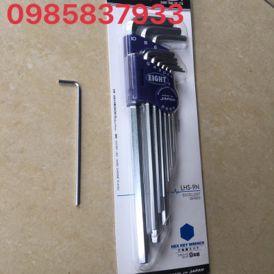 Lục giác chữ L 2.5 mm LH-2.5 Eight Nhật chất lượng cao tuổi thọ dài vặn ốc chìm