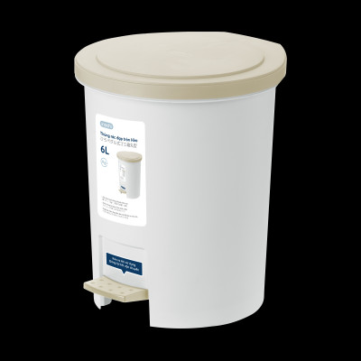 Thùng Rác Đạp Chân Mẫu Tròn Nhiều Cỡ Hiro Hàng Xuất Nhật - Chính Hãng ( Tặng kèm khăn lau pakasa) Giao màu ngẫu nhiên 