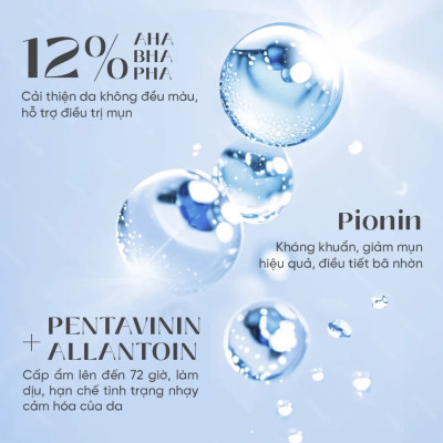 Dung dịch tẩy tế bào chết và tái tạo da Emmié All Target Skin Renewing Solution Pionin + 12% AHA/BHA/PHA (120ml) - Hàng chính hãng