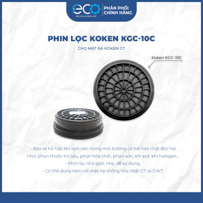 Mặt nạ chống hóa chất Koken G7 Nhật Bản dùng những nơi hóa chất, khí độc, bụi bẩn