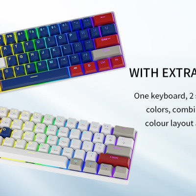 Bàn phím cơ Newmen GM610 Global Hotswap - Hàng Chính Hãng 