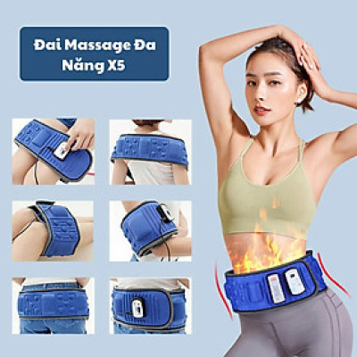 Đai Massage X5 Toàn Thân – Hồng Ngoại Nóng Giúp Giảm Mỏi Lưng, Cổ, Vai, Gáy Nhanh Chóng
