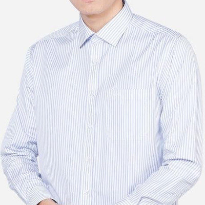 Áo Sơ Mi Nam Aligro Màu Trắng Phối Kẻ sọc ALG1005