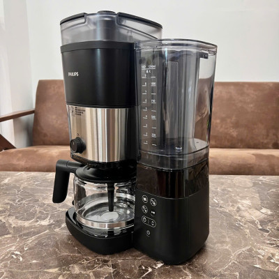 Máy pha cà phê Drip xay và pha tự động thương hiệu Hà Lan Philips HD7900/50 - Hàng chính hãng (BH 1 NĂM)