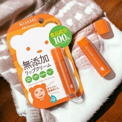 Kem Dưỡng Môi Cấp Ẩm Dành Cho Bé Từ 06 Tháng Tuổi Và Làn Da Nhạy Cảm Kissme Mommy Lip Cream N 2.5 G
