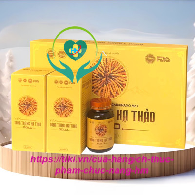 ￼Viên Uống Đông Trùng Hạ Thảo Sụn Cá Mập - Bổ Sung Glucosamin - Hộ 2 lọ *30 viên, vinaphar