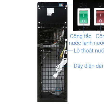 Cây nước nóng lạnh Toshiba RWF-W1669BV (K1)- Bình âm dưới, Làm lạnh bằng Block,Công nghệ Ice cold - Hàng chính hãng, Bảo hành 12 tháng chính hãng