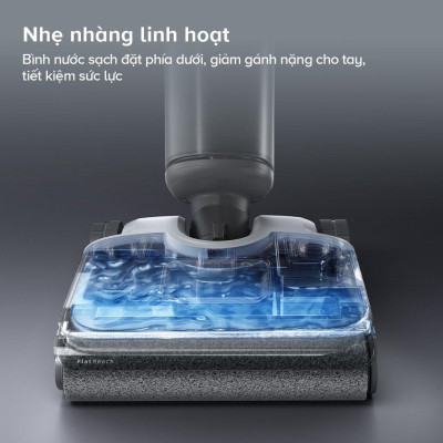 Máy Hút Bụi Lau Sàn Roborock F25 Sấy Giẻ Lau Bằng Khí Nóng Khử Khuẩn 22.000 Pa - Hàng Chính Hãng