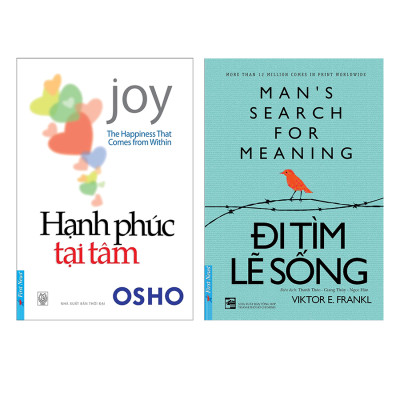 Combo Hạnh Phúc Tại Tâm + Đi Tìm Lẽ Sống (2 cuốn)