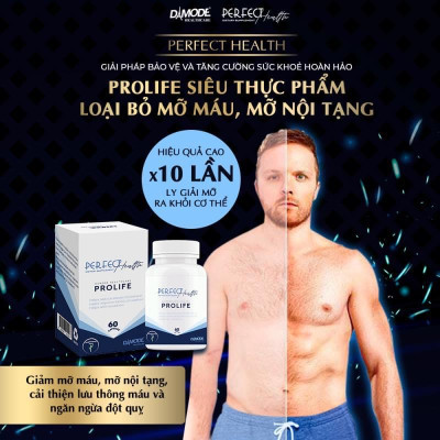 Viên uống gan nhiễm mỡ PROLIFE Damode lọ 60 viên