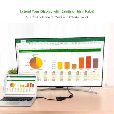 Ugreen UG10459MD113TK Màu Đen ABS Cáp chuyển đổi Mini DP sang VGA 1920x1080 60Ghz - HÀNG CHÍNH HÃNG