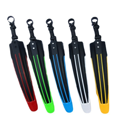 (CHỌN MÀU) Bộ Dè Chắn Bùn Cho Cả Bánh Trước Và Bánh Sau Xe Đạp Leo Núi 4 Sọc Màu - Chính hãng dododios