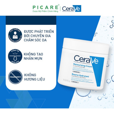 Kem Dưỡng Ẩm Cho Da Khô CeraVe Moisturising Cream 454g