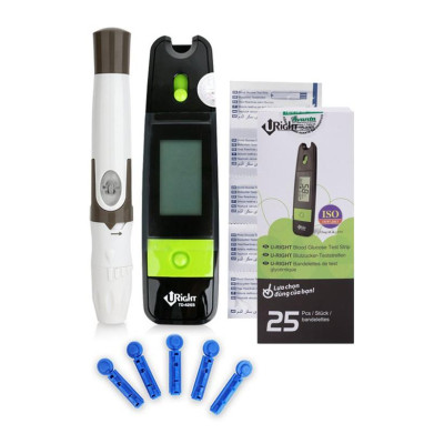 Hộp 25 Que thử đường huyết dùng cho máy URight TD-4265/TD-4267