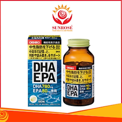 THỰC PHẨM BẢO VỆ SỨC KHỎE DHA , EPA ORIHIRO (ORIHIRO DHA  EPA)
