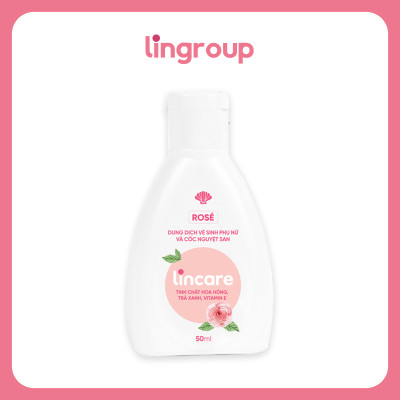 Dung dịch vệ sinh phụ nữ và cốc nguyệt san Lincare Rose