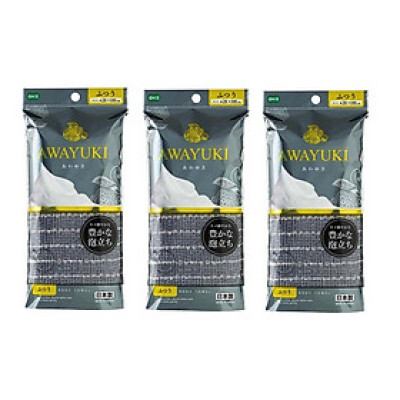 Combo 03 Khăn tắm tạo bọt cao cấp Ohe Awayuki - Hàng nhập khẩu Nhật Bản