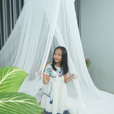 Màn Cho Giường Tròn - Màn Tròn Cao Cấp Mộc Miên ( Hình thật )