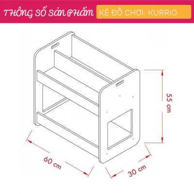 Kệ để đồ chơi cho bé SMLIFE Kurrio